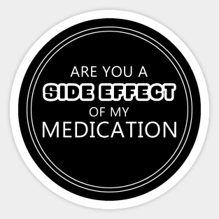 Medication Side Effect Sticker